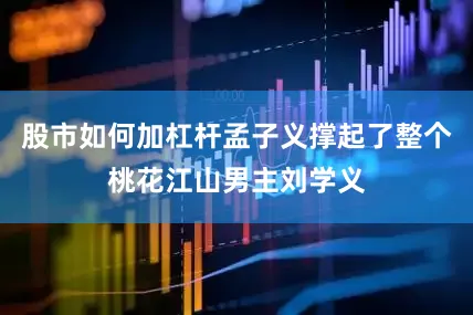 股市如何加杠杆孟子义撑起了整个桃花江山男主刘学义