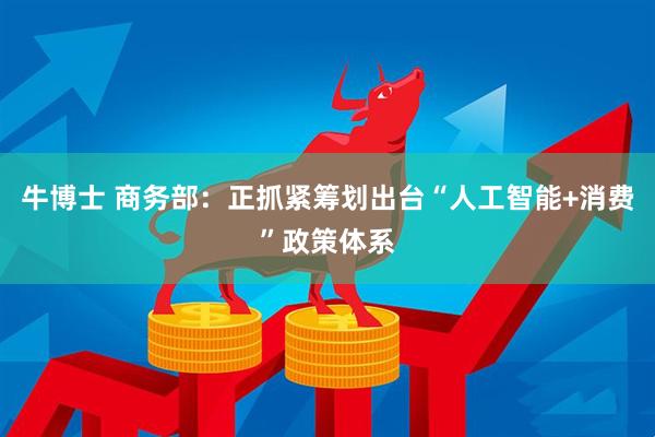 牛博士 商务部：正抓紧筹划出台“人工智能+消费”政策体系